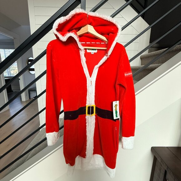NWT Tipsy Elves Mrs Claus Cozy Zip Up Dress XS - Picture 2 of 7